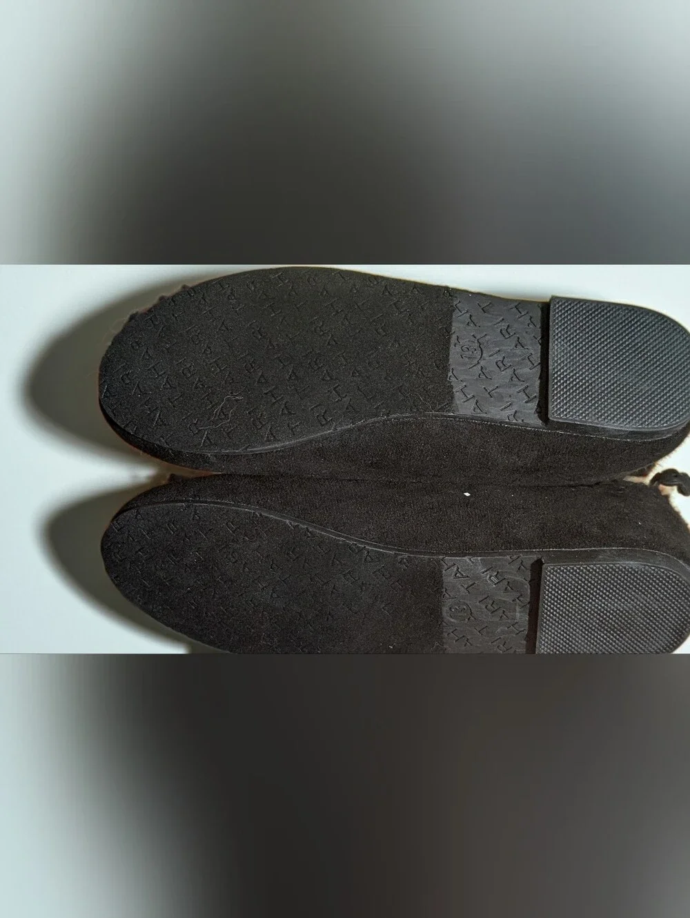 Tahari Black Suede Ballet Flats – Brand New